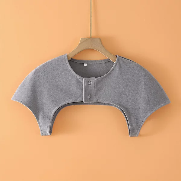 De velvet shoulder pad cervical waistcoat autumn and winter sleep cold-proof maternal confinement middle-aged and elderly shoulder circumference warm shawl