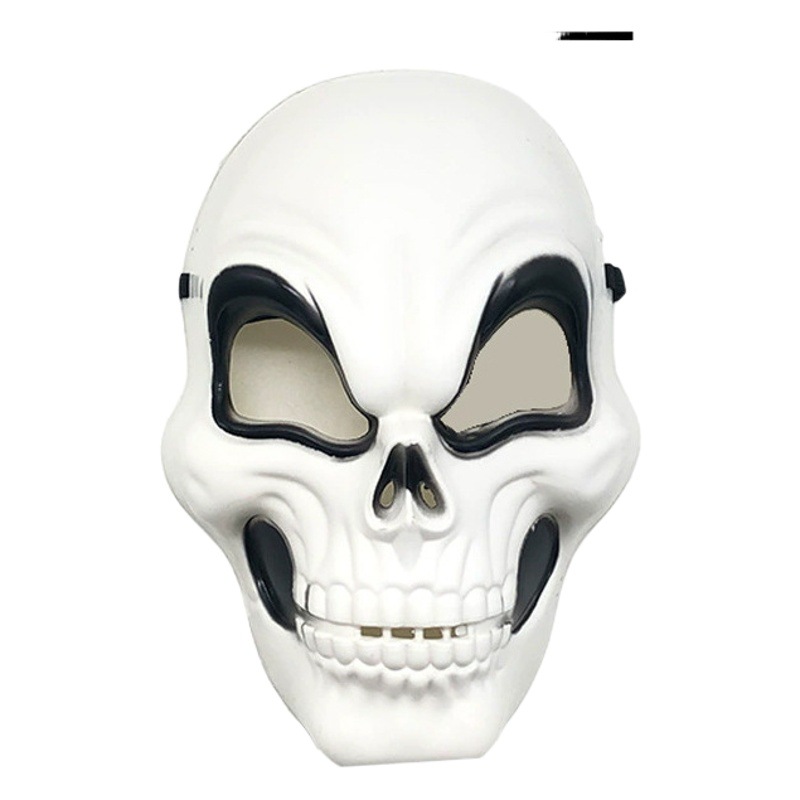 Factory direct cross-border amazon thriller skull mask halloween white death bone mask wholesale