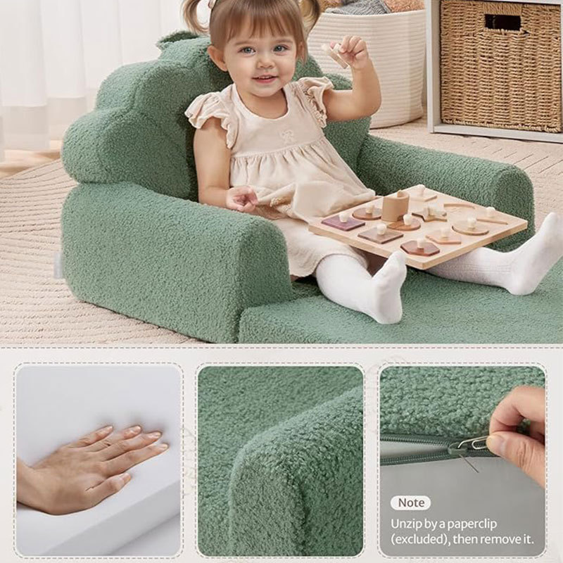 子供用ソファ、座ったり横になったりできる一体型漫画ソファ、幼児用三層折りたたみ式子供用ソファチェアの越境専用供給