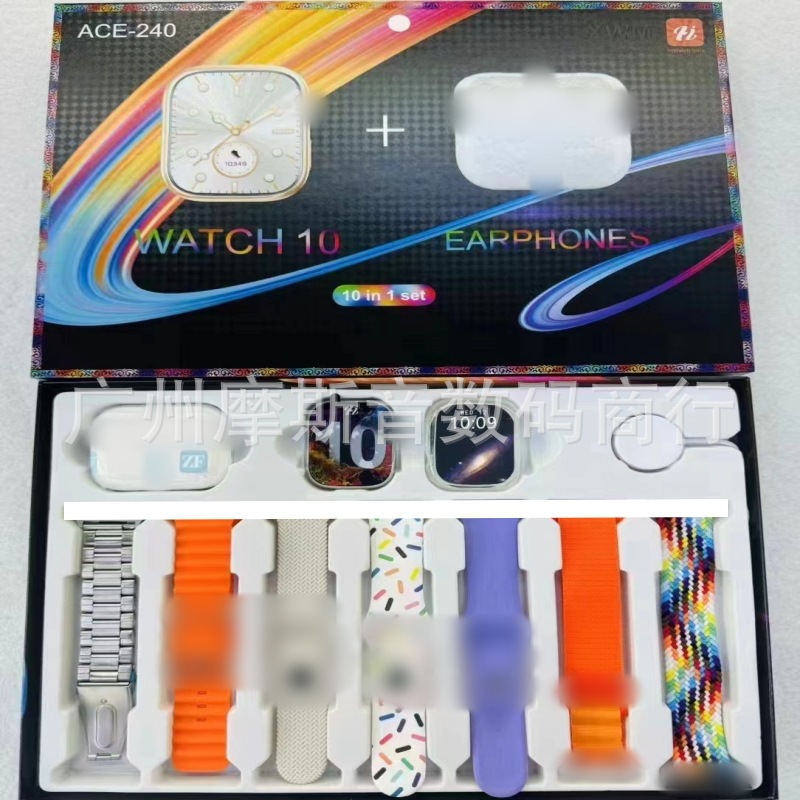 2025 nuevo reloj inteligente ACE220 para hombre multifunción Bluetooth teléfono deporte Huaqiangbei S10 pulsera inteligente