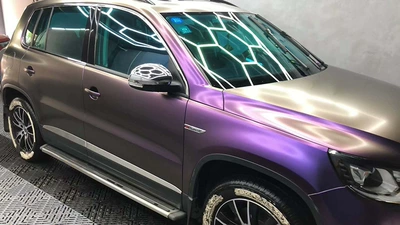 Glossy Diamond Chameleon Color Changing Auto Color Change Film - pb-4200-matte-diamond-sauce-purple-15217-pet-bottom
