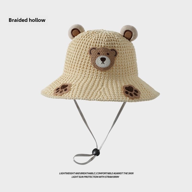 Chapeau de protection solaire pour enfants, prix d'usine, vente directe, chapeau d'été vide, protection UV, chapeau de soleil pour bébé, chapeau de soleil respirant, dessin animé_voghion.com