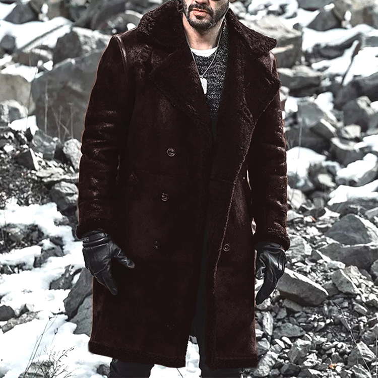 23 nuevo estilo europeo piel integrada abrigo de los hombres abrigo de piel de cordero de piel sintética estación independiente orden popular europeo y americano