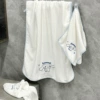 Cute bath towel, hair cap
