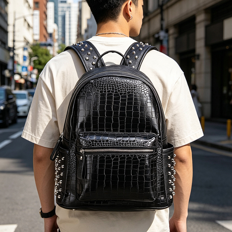 Trend backpack with studs