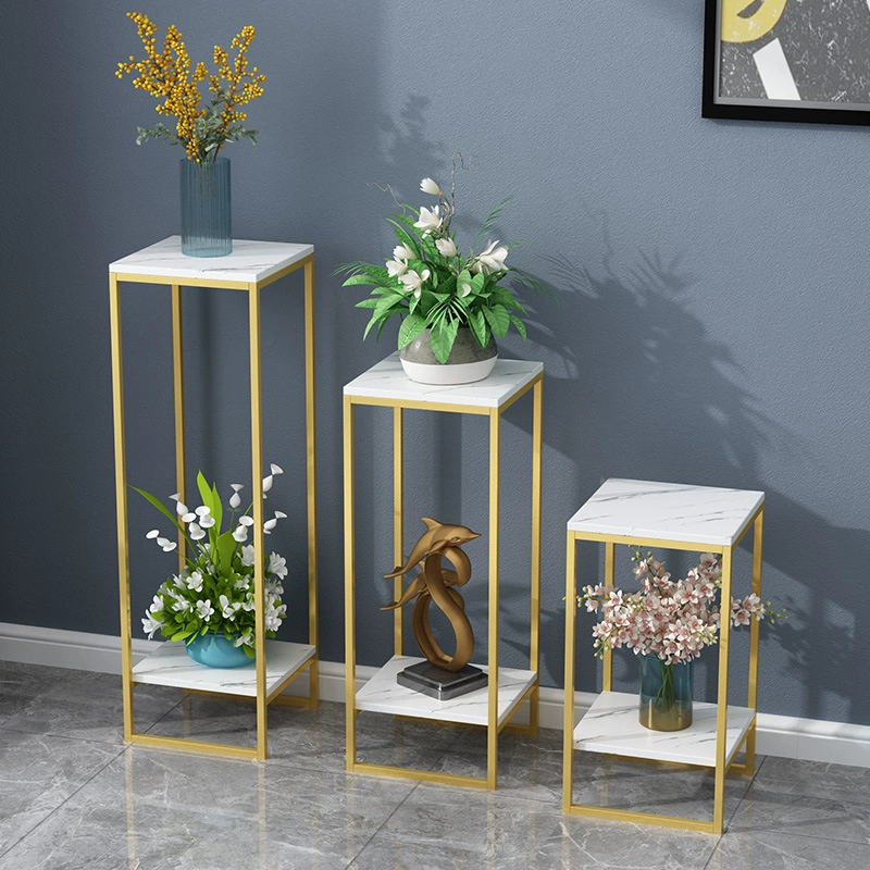 Скандинавская железная подставка для цветов, декоративная подставка для плюща, суккулентный цветочный горшок, подставка для гостиной, напольная многослойная подставка для цветов для хранения