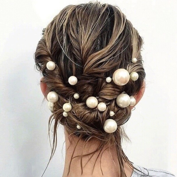 Chinese hairpin pearl for bride