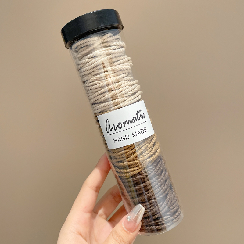 Coletero de Goma Elástica Simple, Sin Costuras, para Cola de Caballo Alta, Cinta para el Cabello, Accesorio para Moño Simple