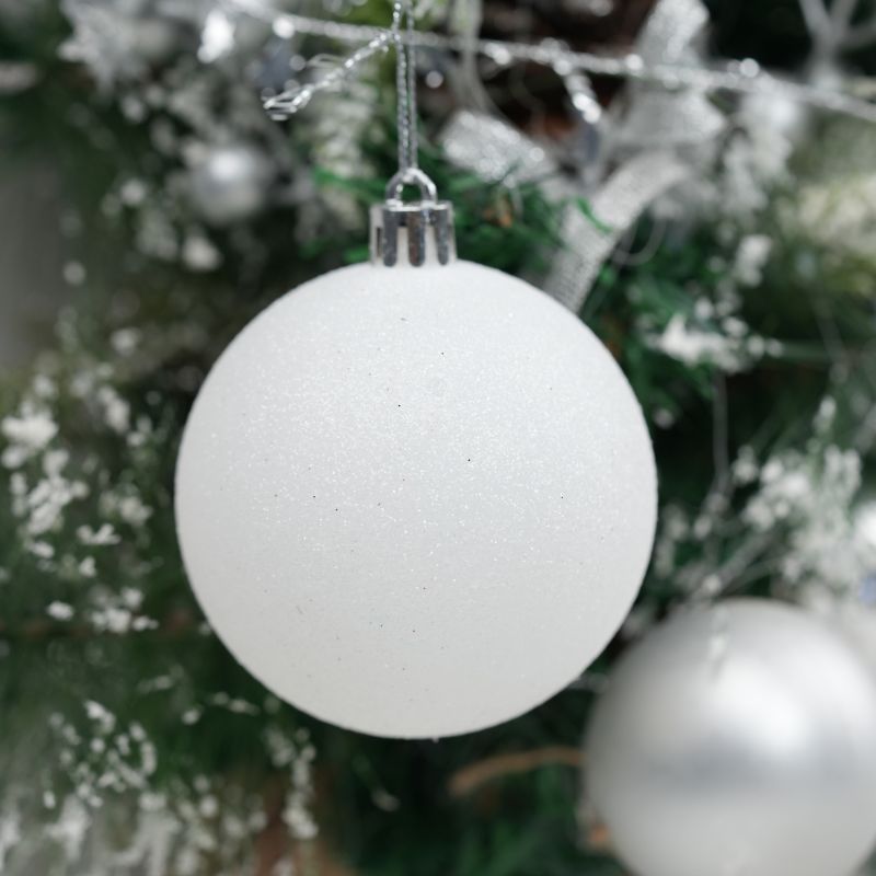 クリスマス装飾ボール粉球3cm-60cmプラスチックボールクリスマスツリー装飾ボールペンダント店吊り天井装飾|undefined