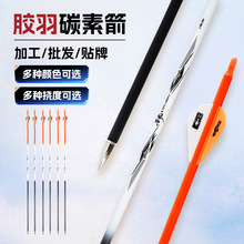 户外弓箭射箭6.2内径苍龙千三直度碳素箭支现货可换箭头射击器材