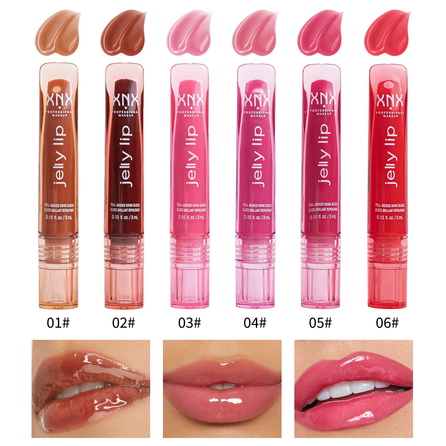 跨境专供OLIBOLLA水光镜面唇釉保湿补水嘟嘟唇不粘腻唇油液体唇膏