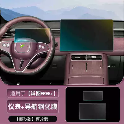 Suitable for 25 models of Car interior film - 25-models-of-lantu-free-navigationinstrument-panel-matte-tempered-film