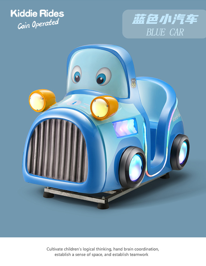Nuevo carro de fibra de vidrio para niños aviones eléctricos motocicletas de policía carro de agitación de juegos de ciudad máquina de juego de monedas