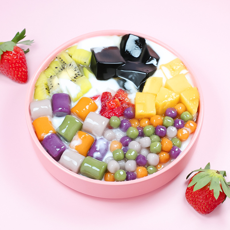 Dai Yao Frozen Taro Balls Semi-Finished Fruit Salad Handmade Dessert Ingredients Commercial Milk Tea Shop Special Manufacturer Wholesale