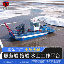挖泥船用的抛锚艇服务船 小型服务船内河运输船 大型驳船海上运输