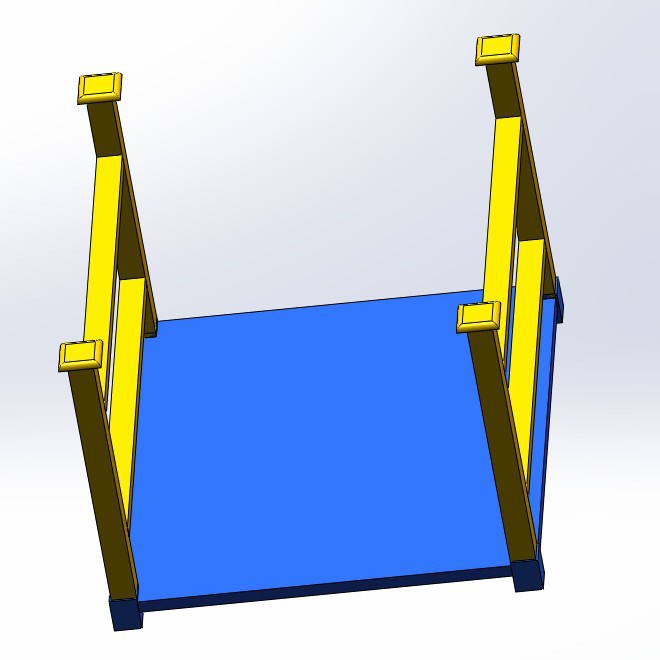 堆垛架巧固架物流叉车货物运输用货架仓库叠加仓储专用可叠放