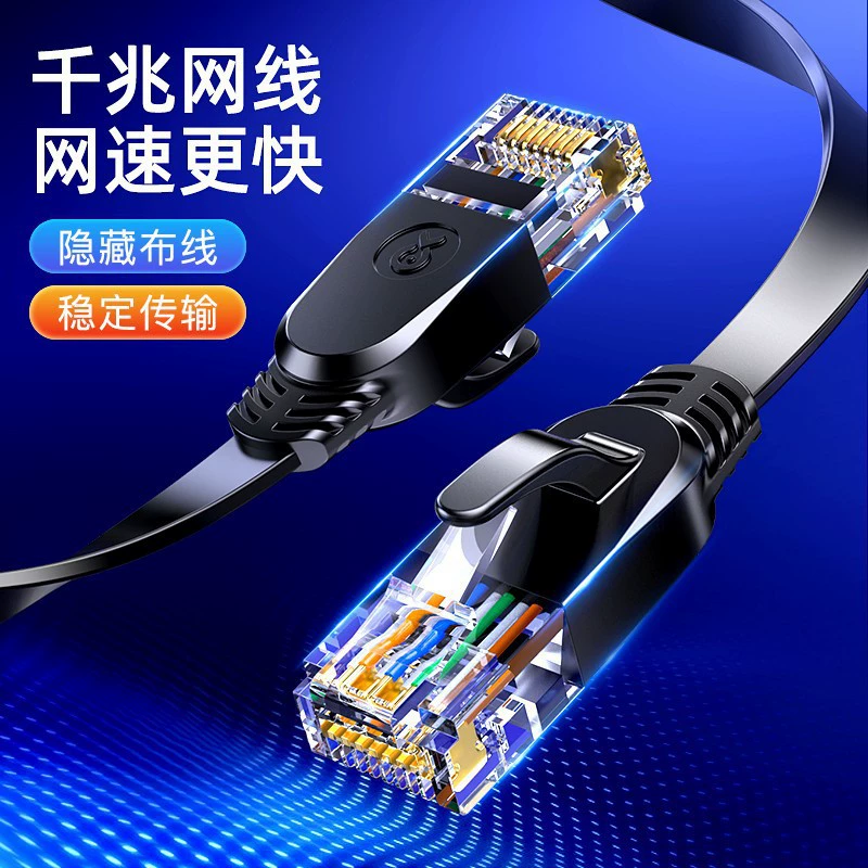 Кабель сети Biyuz 6 CAT6, кабель 0.5 метра, гигабитное соединение, высокоскоростной кабель готовый продукт