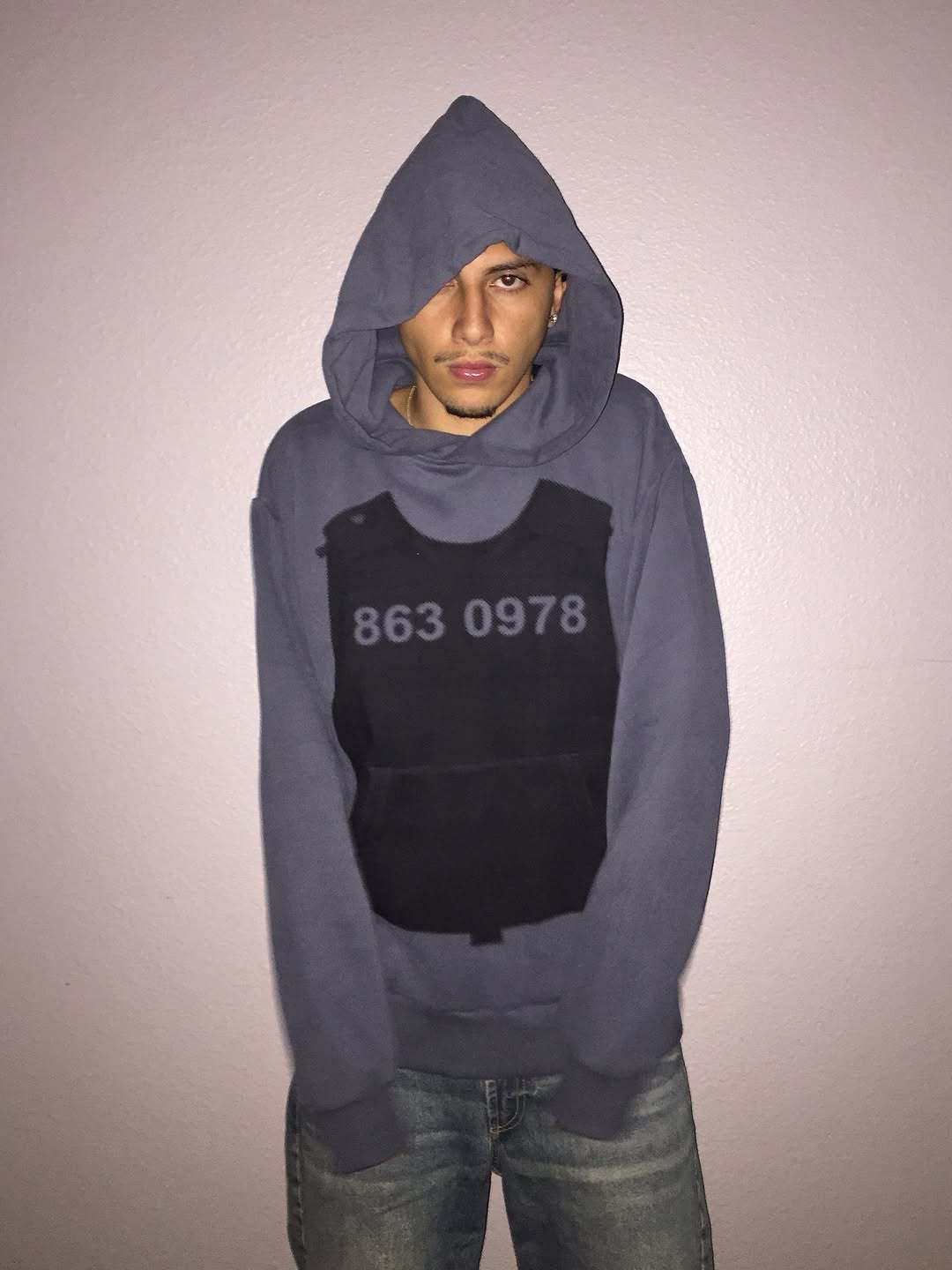 Men's Retro Hoodie With Graphic Print Long Sleeve Pullover_voghion.com