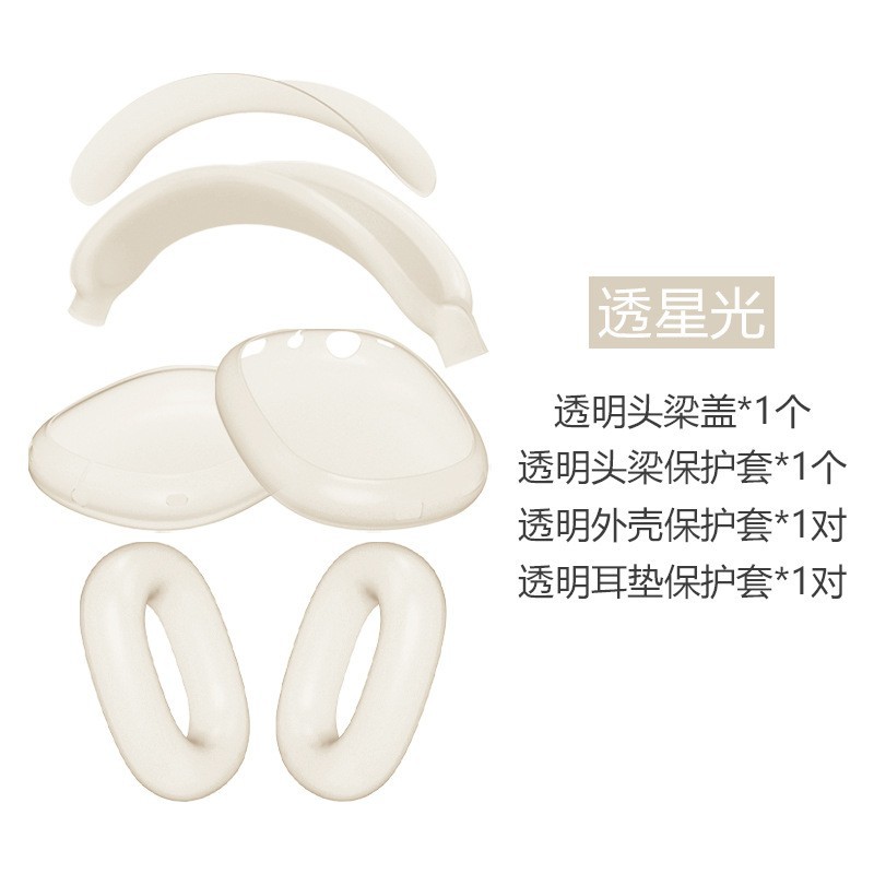 Funda para auriculares Apple AirPods Max, funda protectora de alta transparencia para AirPods Max, funda para diadema, funda para auriculares. image 24
