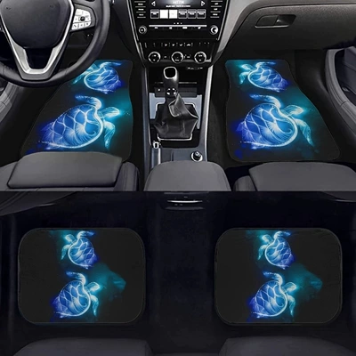 Avtomobil döşəmə paspasları – Dirt-Resistant, Wear-Resistant, Anti-Scratch Mats - x-car-floor-mat-54-3344cm-crystal-velvet-dot-plastic-bottom-two-piece-pack