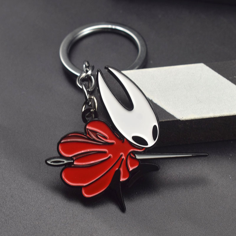 Cross-Border Cartoon Animation Game Peripherals Hollow Knight Song of Silk Keychain Pendant Bag Accessories Small Gifts