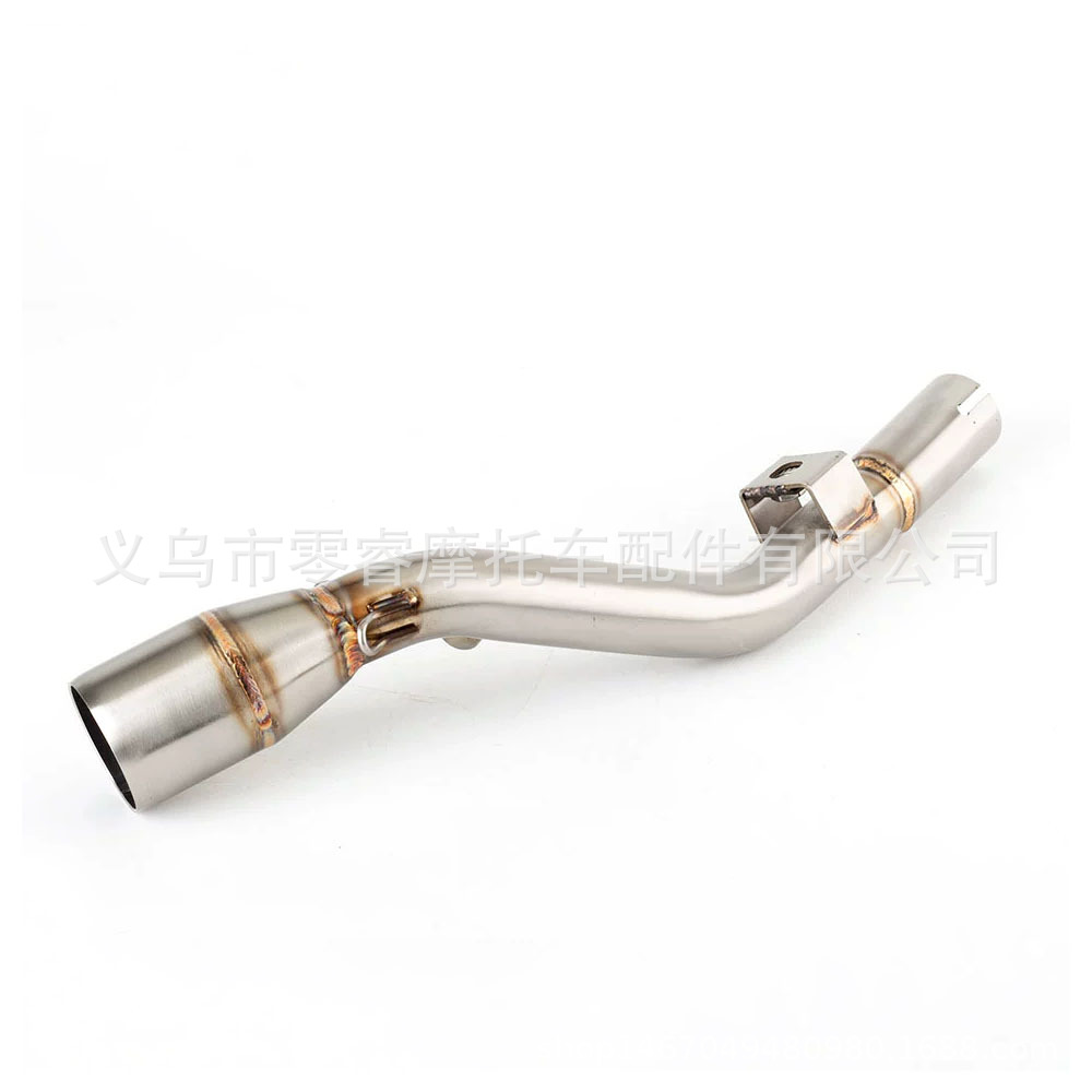 Motorcycle Modified Exhaust Pipe Middle Section Suitable for Klx230 Klx230L Klx230R Stainless Steel Exhaust