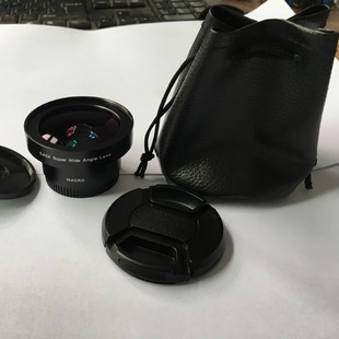 Distortion-free 52mm New product upgrade 0.45x wide-angle macro 2-in -1 mobile phone SLR lens wide-angle lens