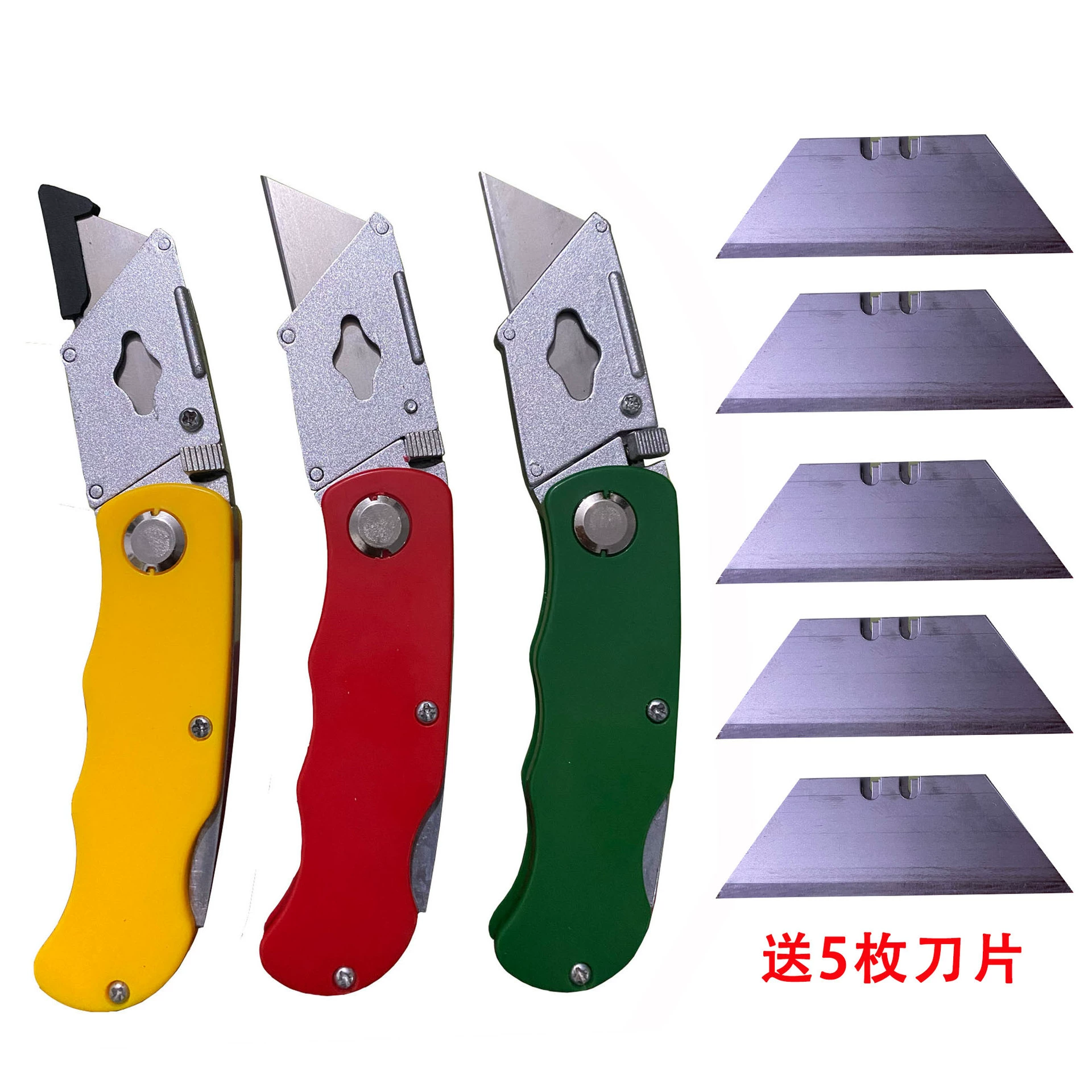 Источник производителя утолщения цинкового сплава складной нож универсальный нож для резки бумаги нож офисный нож