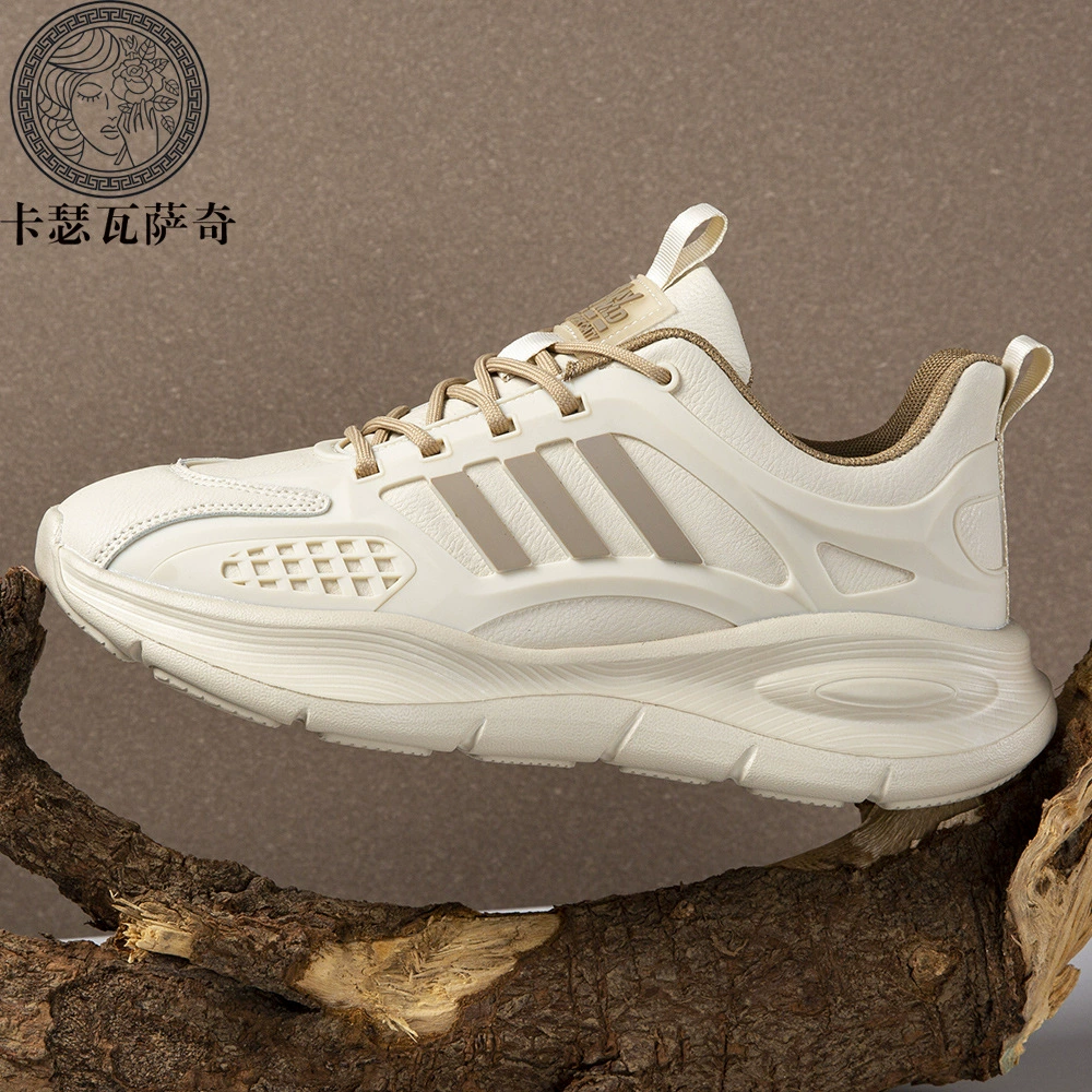 Elastic breathable sports shoes, soft heel, lightweight running sneakers, lace‑up, sizes 36–44