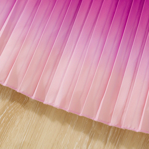 女童连衣裙夏款外贸拼色无袖背心裙2024夏季8-12岁跨境大童百褶裙