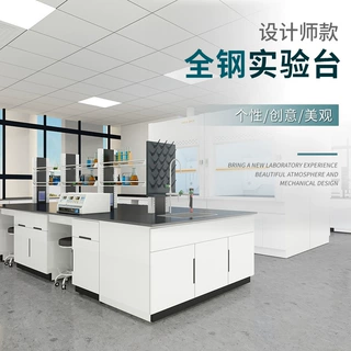 全钢实验台工作台全钢边台化验室台操作台通风柜试验桌鑫辉