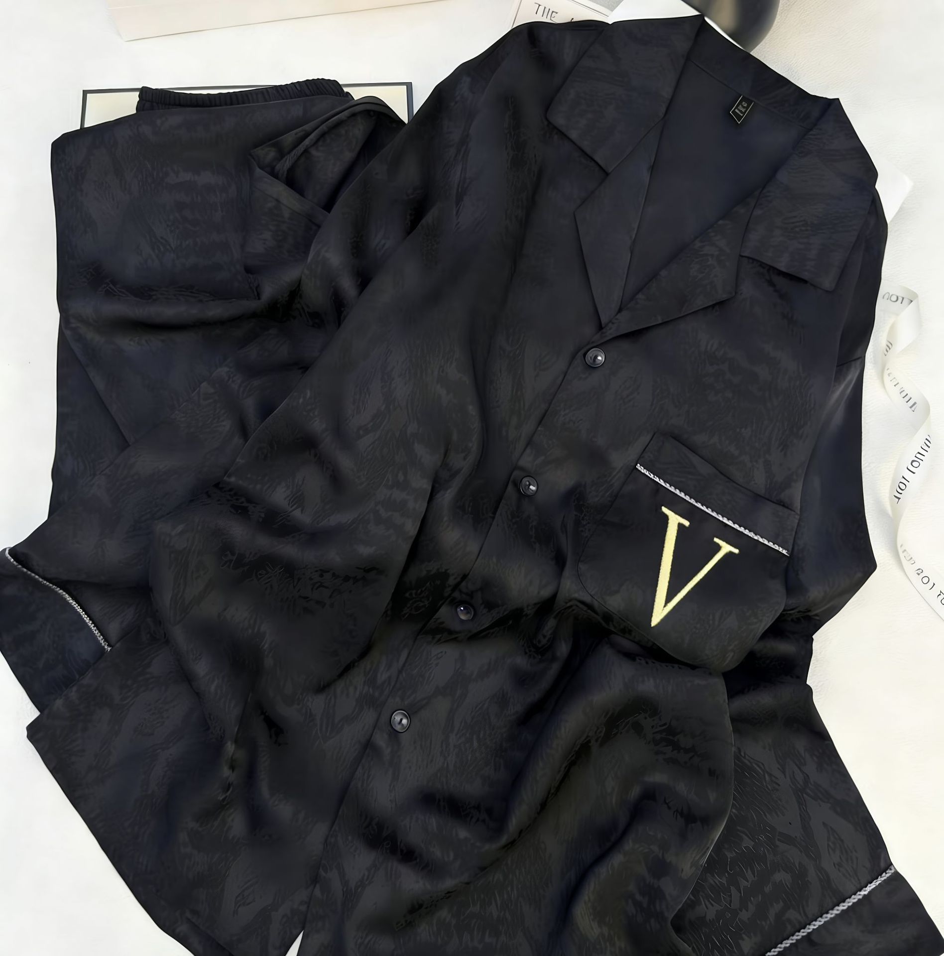 Other Underwear Ice Silk Striped Black