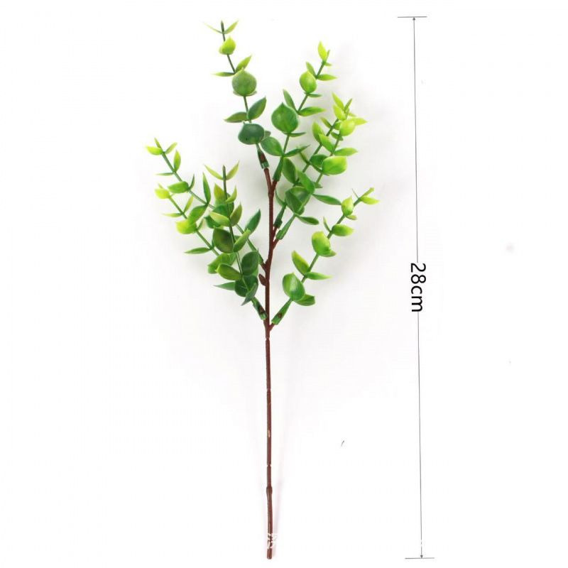 デスクトップ盆栽植物偽緑植置物模造ブリキ牛乳壺盆栽緑植装飾プラスチック造花|undefined
