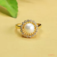 Aiyu натуральное пресноводное жемчужное кольцо кольцо Xiaxiangfeng ювелирная девушка в прямом эфире AY4092712