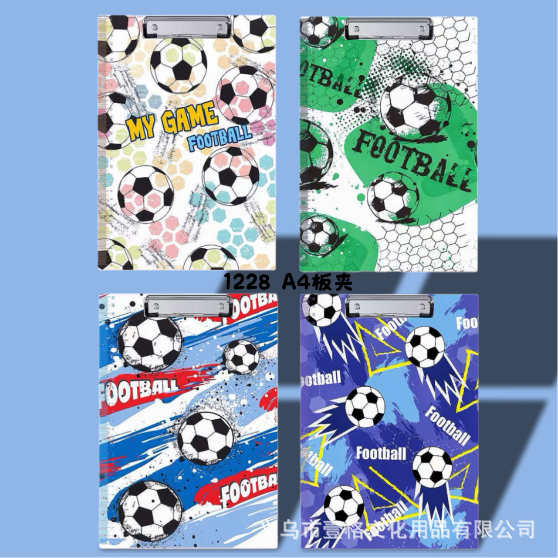 Nuevo grupo de caza de brujas transfronterizas A4 clip de tablero creativo de escritura de estudiantes tablero de prueba carpeta de papel de prueba carpeta de tablero de notas