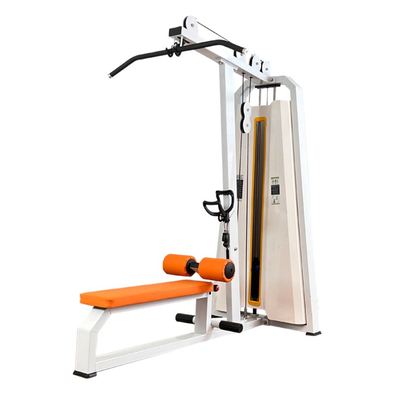 Máquina de entrenamiento de espalda con polea alta, equipo multifuncional de gimnasio, máquina de sentadillas hack, conjunto completo de gimnasio interior