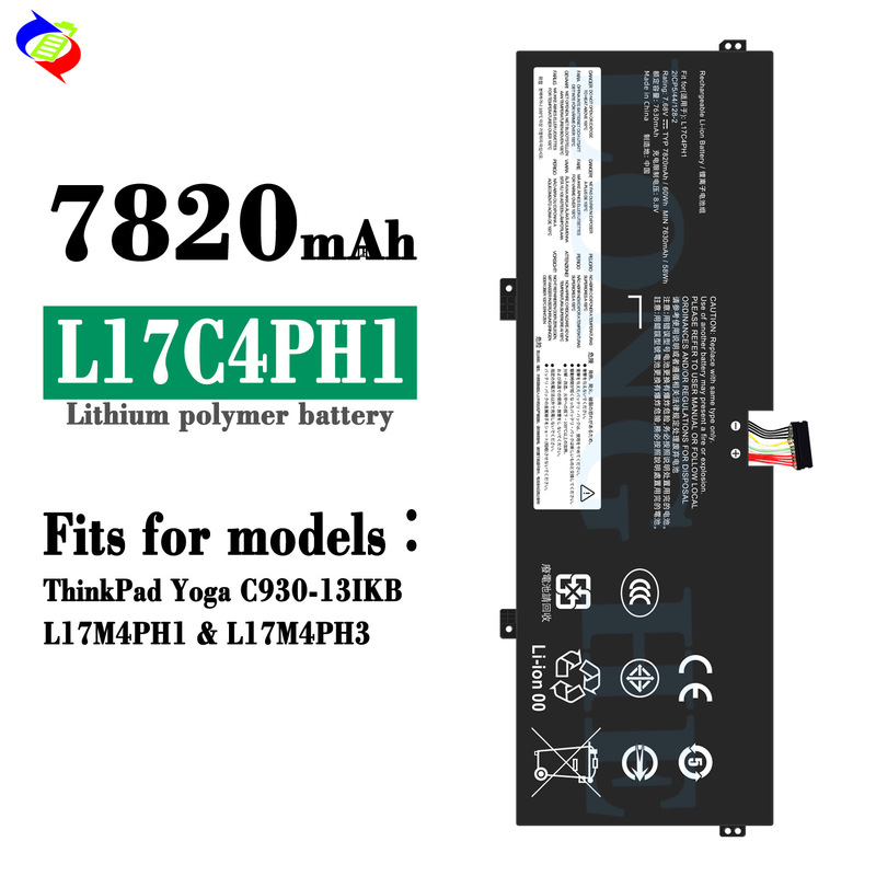Suitable for Lenovo L17C4Ph1 Notebook Battery ThinkPad Yoga C930-13Ikb/L17M4Ph1