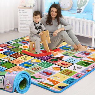 Foam Floor Mat Baby Crawling Mat Thickened Crawling Mat Thickened Children's Floor Mat Bedroom Floor Home Moisture-Proof Foreign Trade