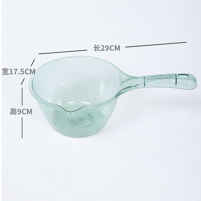 Cuchara de agua de cocina hogar mango largo plástico cuchara de agua creativa y profunda cuchara de agua flotador cuchara de champú