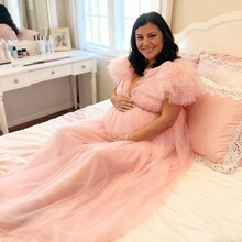 O 86109 Loose Large Hem Tulle Dress ���ɾW���B��ȹ ���l