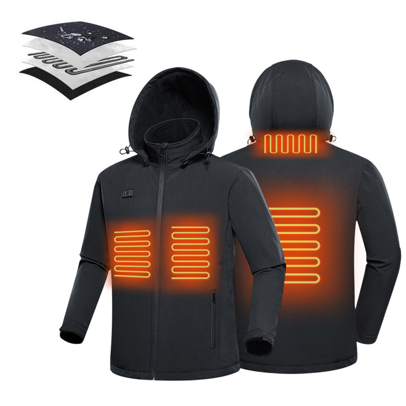 Cross-Border Special Supply of Heating Jackets, Heated Cotton Coats, Intelligent Temperature-Adjusting Electric Heating Jackets, Heating Jackets, Heated Jackets Cross-Border Special Supply of Heating Jackets, Heated Cotton Coats, Intelligent Temperature-Adjusting Electric Heating Jackets, Heating Jackets, Heated Jackets