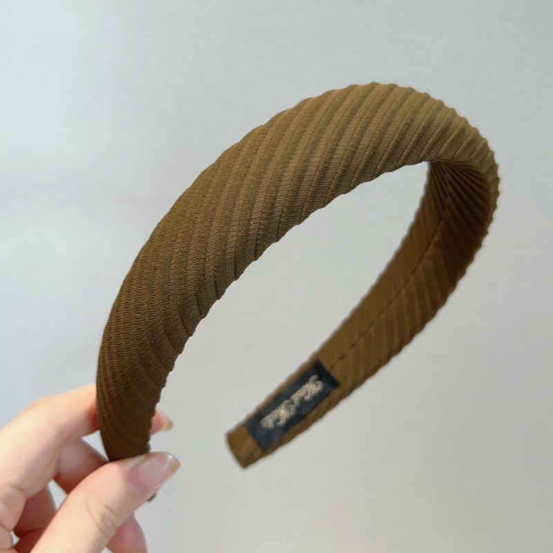 Simple Style Solid Color Sponge Hair Band display picture 3