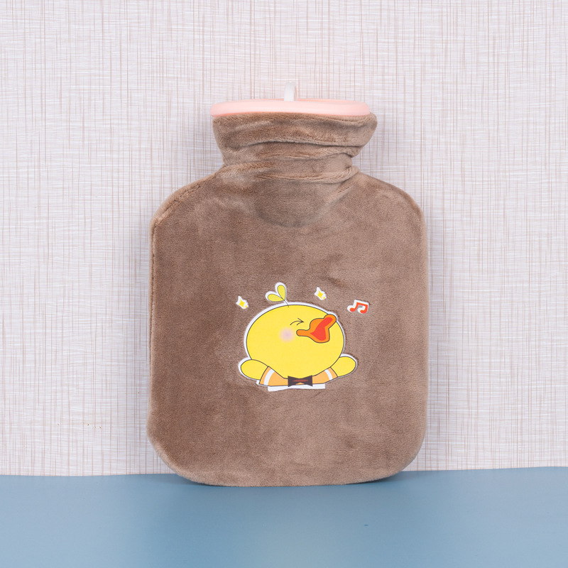 스몰 사이즈 + 커피 옐로우 오리 천 커버