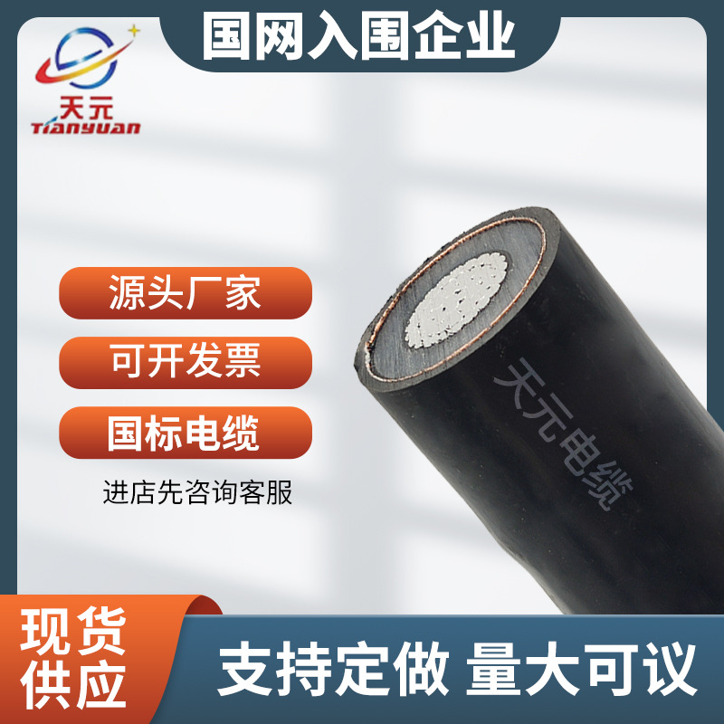 铠装铝电缆线95 120 150 185 240300平方10kv 35kv高压单芯YJLV62