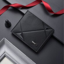 2025跨境批发钱包男士高级感钱夹青年时尚商务多功能皮夹钱包男