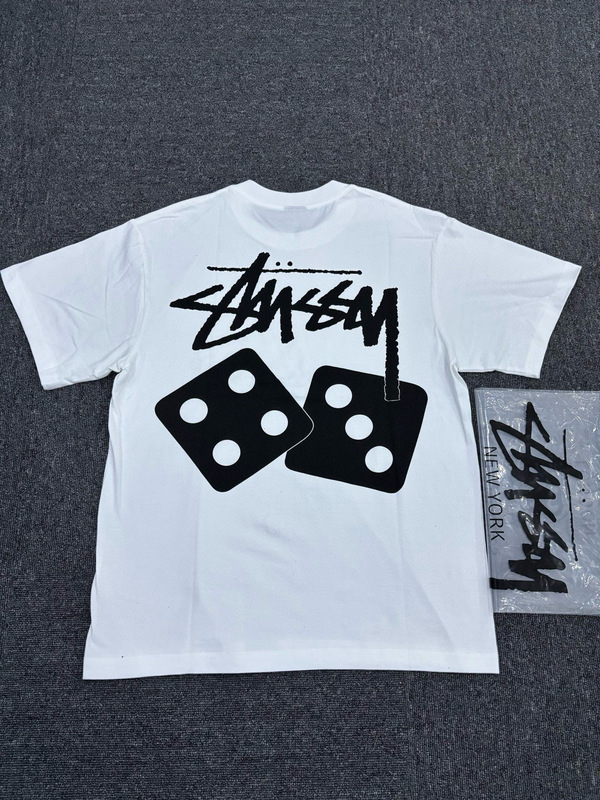 夏スティス スティス 2025 新しいメンズとレディース半袖 Tシャツメンズルーズヘビーウェイト高品質 Tシャツプリント|undefined