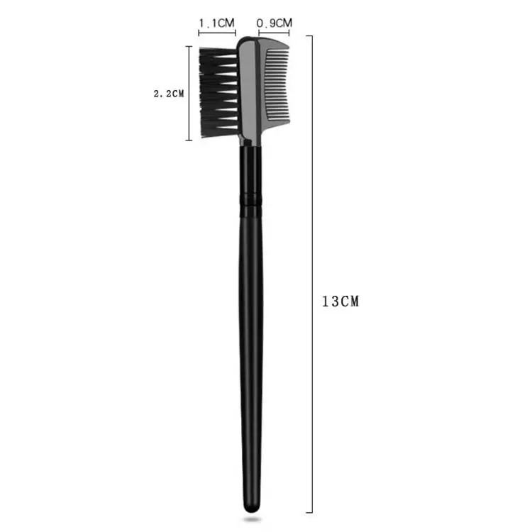 眉梳眉部化妆刷 双头刷 眉梳 眉刷 眉笔头 眼影刷 美妆工具13
