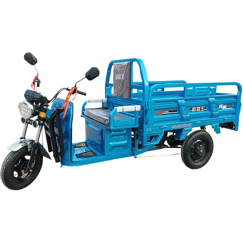 Triciclo eléctrico 1 viaje conveniente Sanbangzi fábrica de transporte sanitario al por mayor con tolva de carga eléctrica triciclo