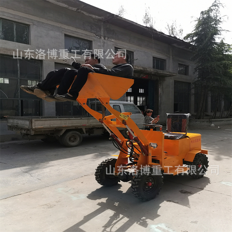 电动小铲车 铲土运输机械农用养殖场清粪电动小铲车