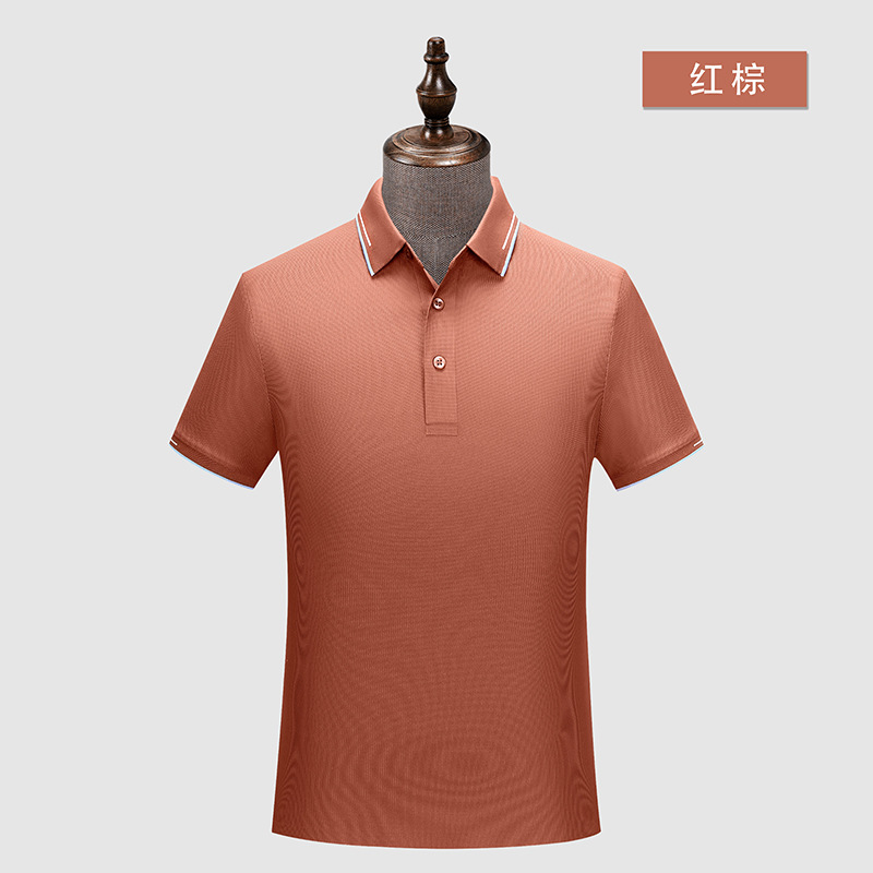 Waffle brocado sin costuras 5A antibacteriano color sólido cuello de segundo nivel camisa de polo logotipo impreso personalizado ropa de trabajo de alta gama monos